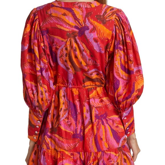 FARM Rio Banana Juice Cotton Minidress - Picture 5 of 7